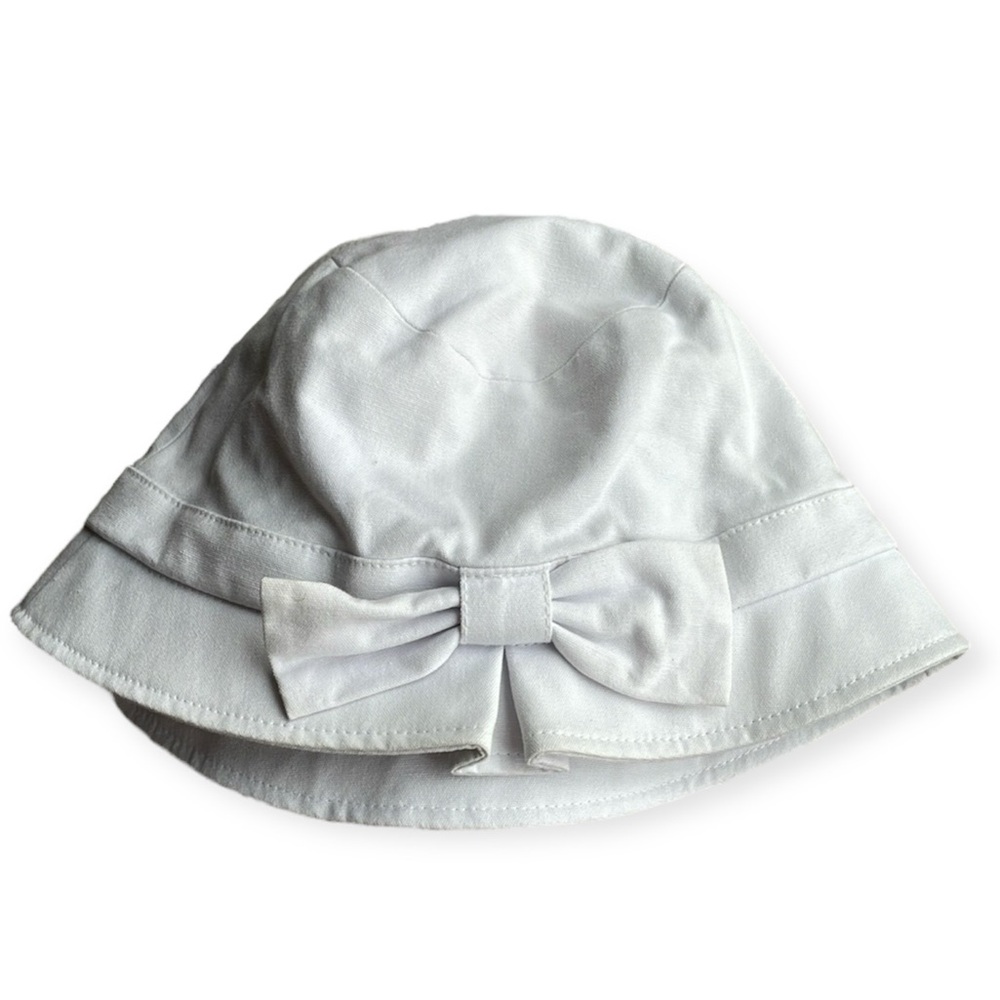 NWT Talbot's Brand Bucket Hat White With Bow